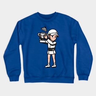 Iga Swiatek winning French Open Crewneck Sweatshirt